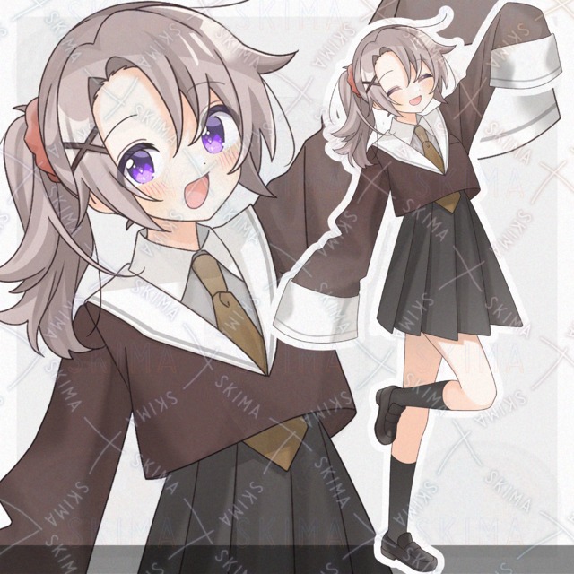 サイドテールだぼだぼ制服元気っ子