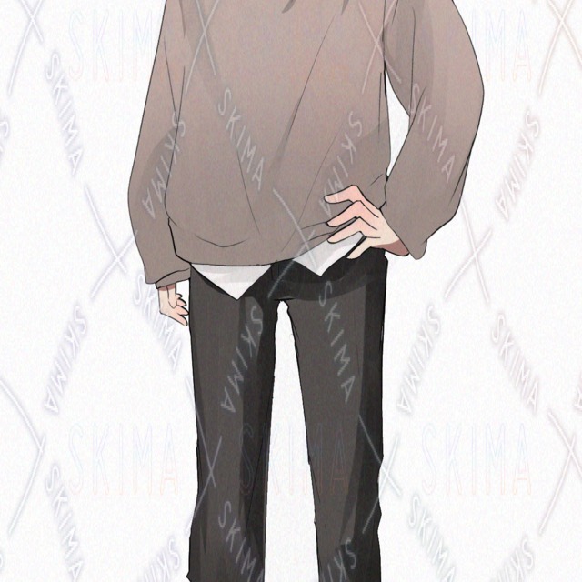 【立ち絵】男性 ストレートの商品画像2枚目