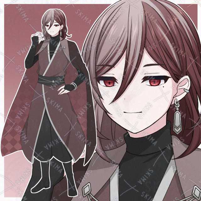 ファンタジー風な服を着た男性【表情差分10種】