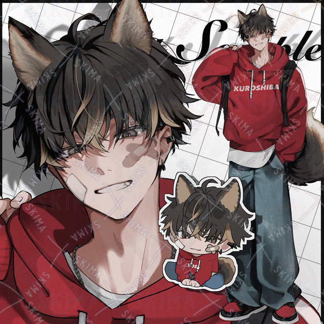 獣耳の男性【タイムラプスあり】