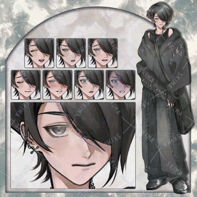 【表情差分8種】ダウナー系