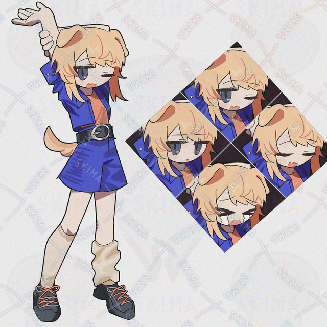 表情4種 イヌミミ