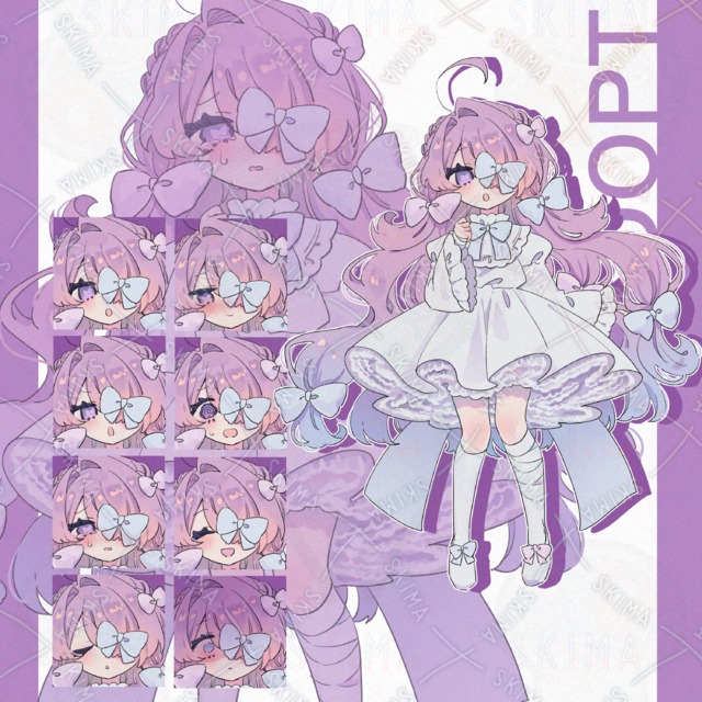 リボンの女の子