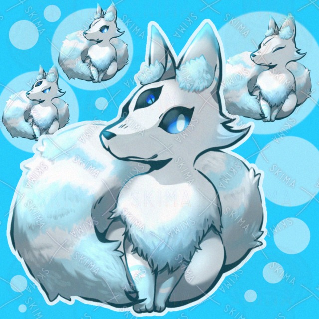 獣系モンスター(水色・三ツ目)