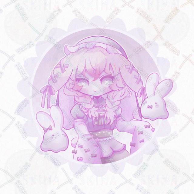 【色差分10種】うさぎなおばけ