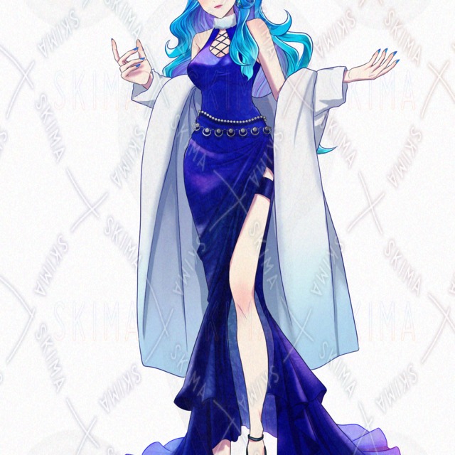 파랑・마법사・마도사・겨울・여성・책【표정차이 7종+안경 SD 포함】입니다. 상품 이미지 8번째