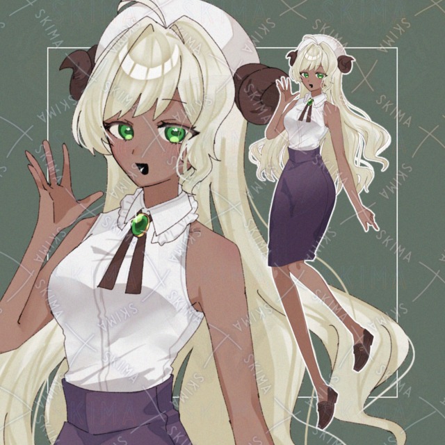 褐色おひつじお姉さん