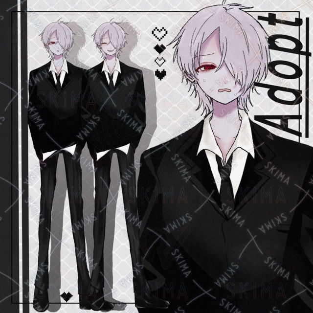 無気力そうなスーツ男子【表情10種】