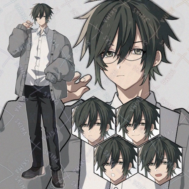 Adopt 表情4種+眼鏡差分