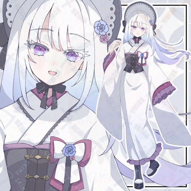 【表情9種】洋風着物の人【adopt】