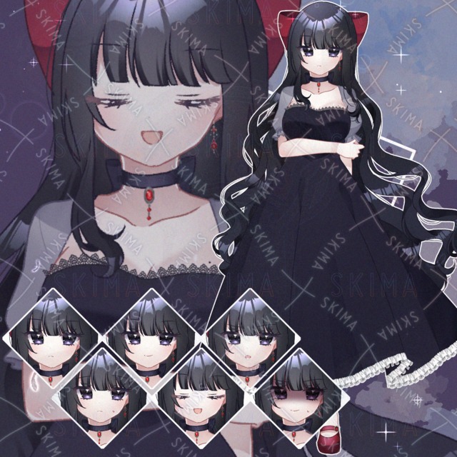 ミステリアス黒髪美少女