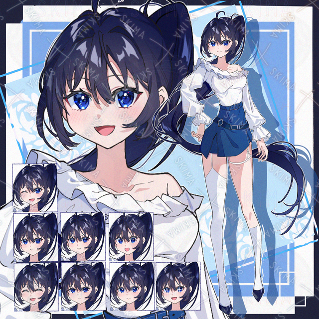 ポニーテールの子