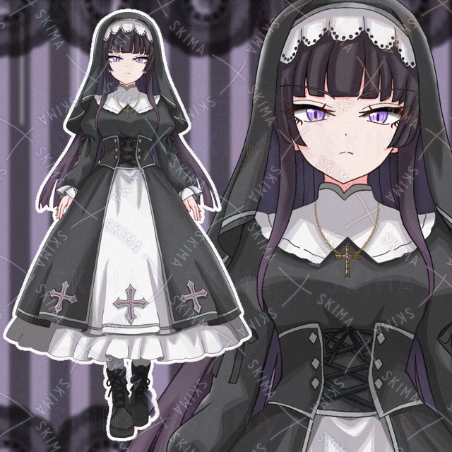 【表情差分10種】ゴシックメイド