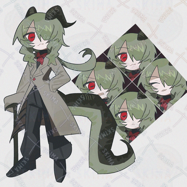 表情4種 でかしっぽ