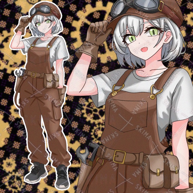 【表情差分10種】整備士