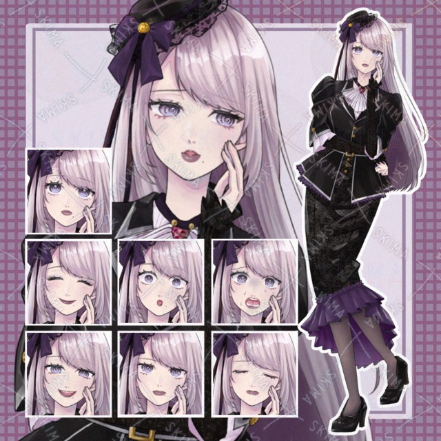 ★12/20まで値下げ★【表情差分８種】ゴシック風お姉さん