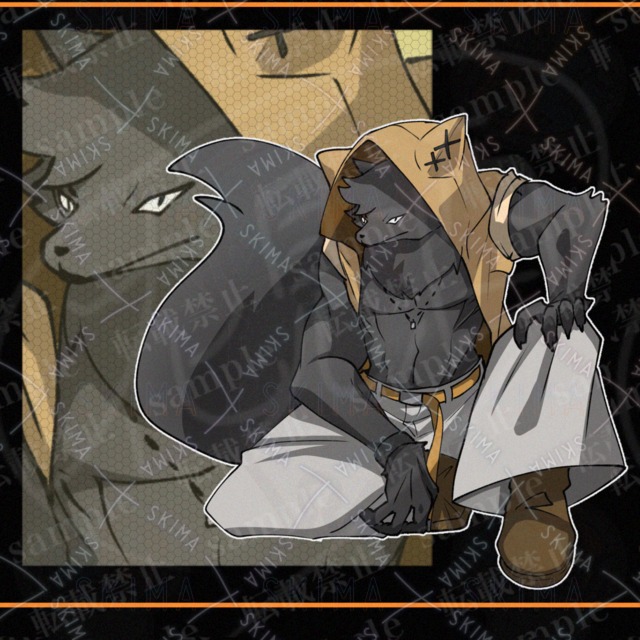 狼の獣人【表情差分あり】