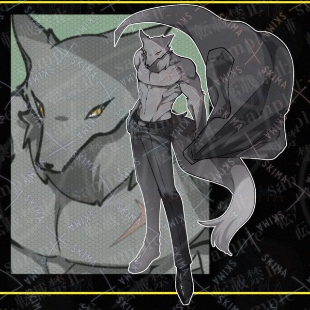 狼の獣人【表情差分あり】