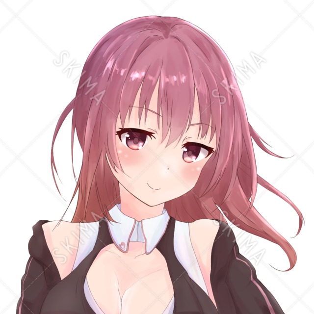 【SNSアイコン】さつまいも色の女の子