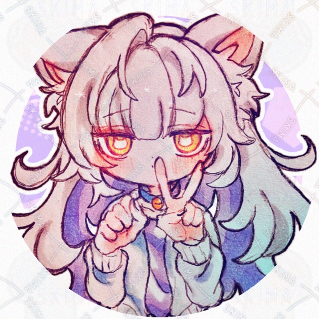 アナログオリジナル　ジト目の猫耳少女