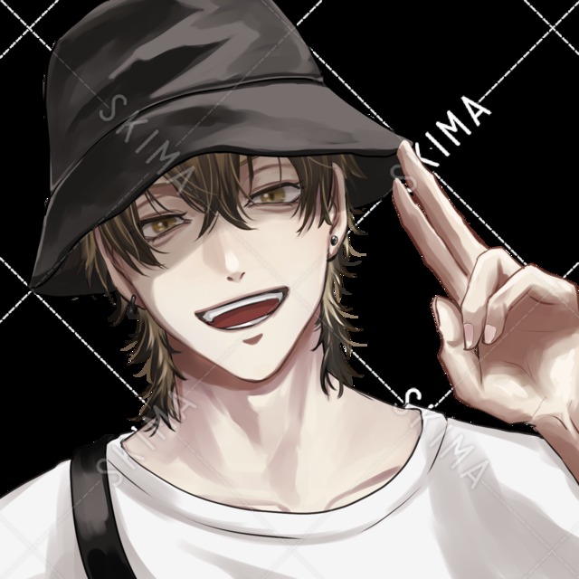 アイコン 男性 バケットハット差分有り スキマ スキルのオーダーメイドマーケット Skima