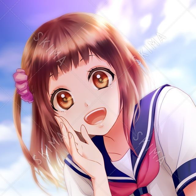 女の子　SNSアイコン等