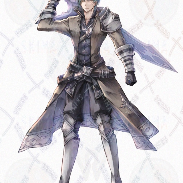 大剣を持った青年の商品画像3枚目