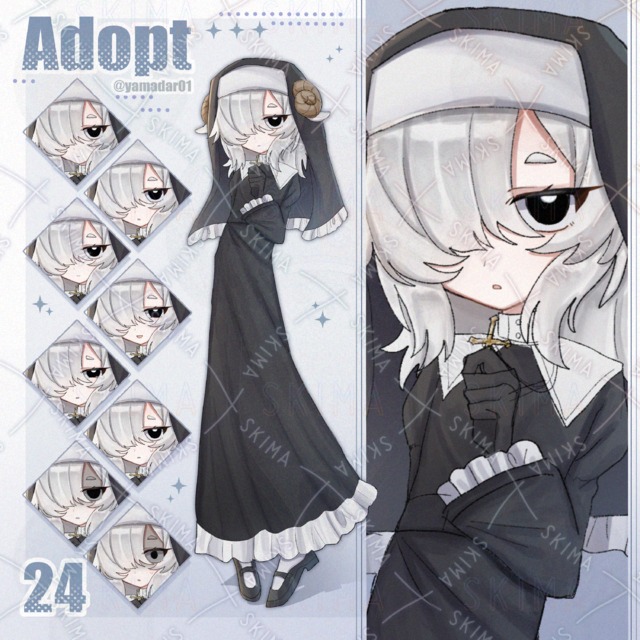 adopt24/表情8種+装飾1種