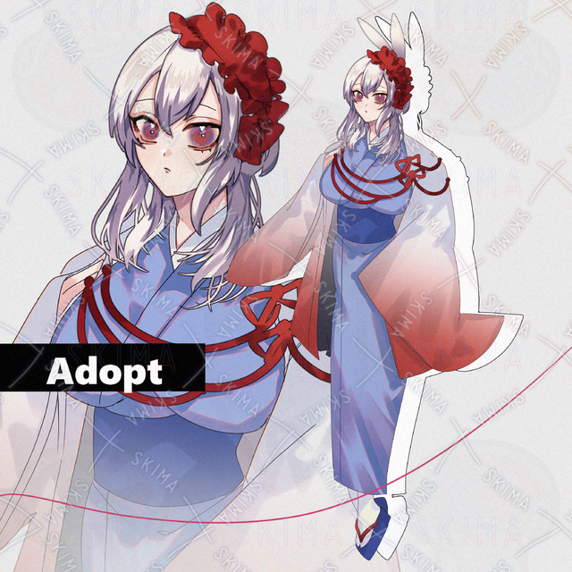 【表情差分8種＋小物1種】着物/女性