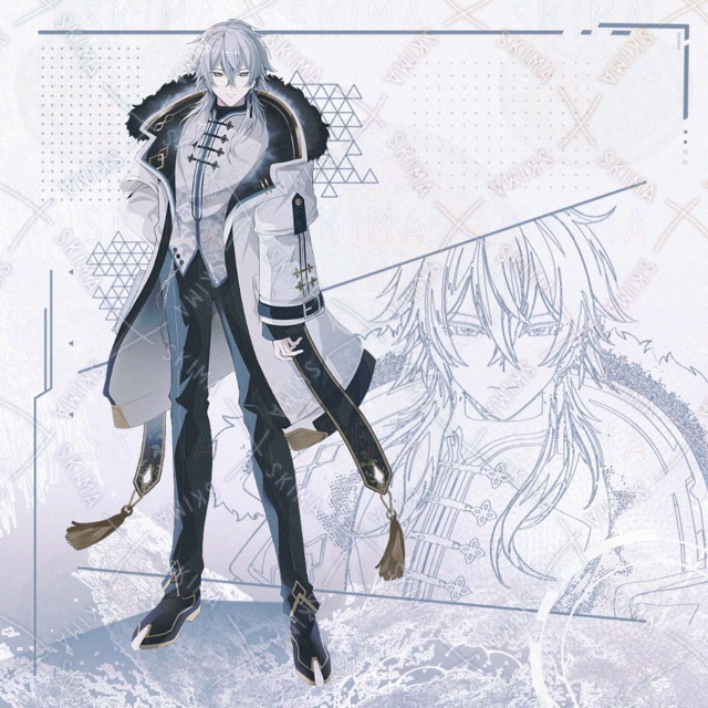 25AB / ファンタジーチャイナ風の男性 / 商用可