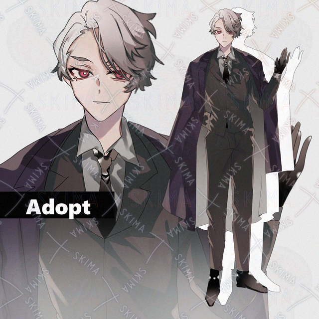 【表情差分4種】スーツ/男性