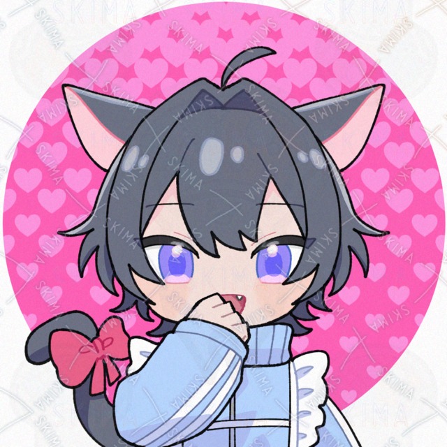 【アイコン】黒猫ジャージな子