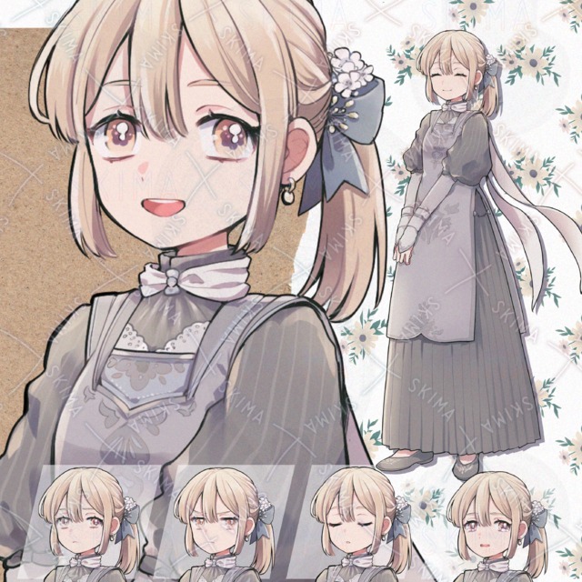 全身立ち絵セット[表情6種]