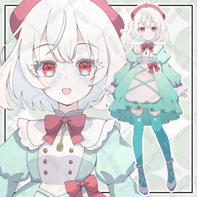 【表情9種】クリームソーダな子【adopt】