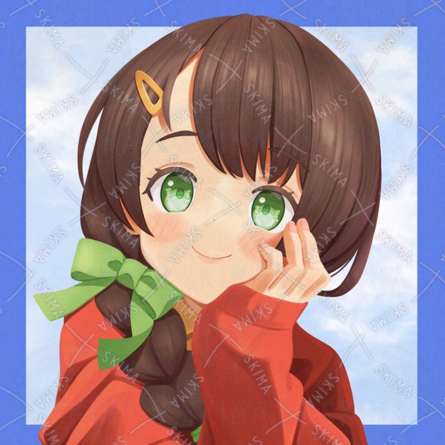 みつあみの女の子