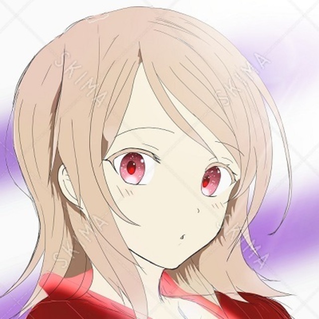 ＳＮＳアイコン　赤目