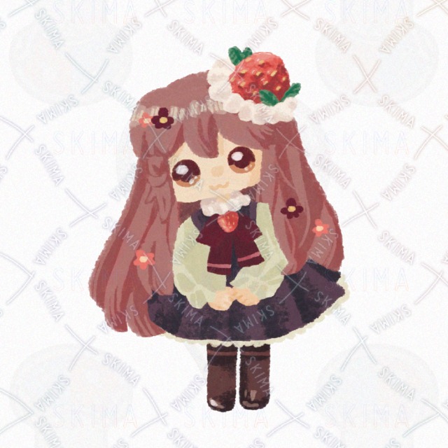 Image 2 of Strawberry girl [transparent].