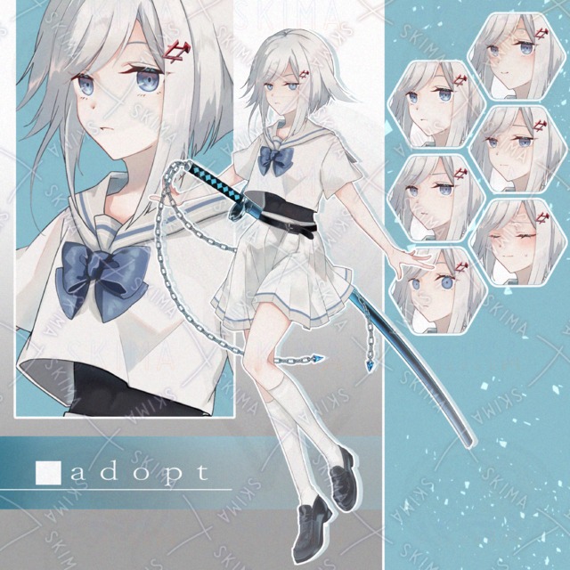 【年末在庫セール中】adopt【表情7種＋武器差分】