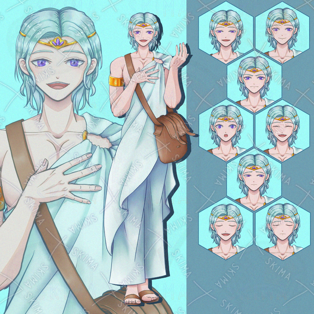 【表情9種＋IRIAM用1種】綺麗な男性