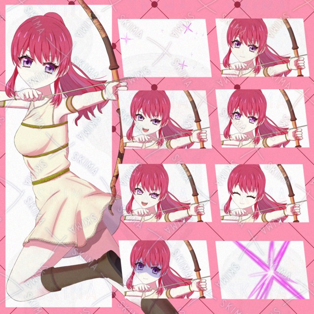 煌めく弓引きの少女