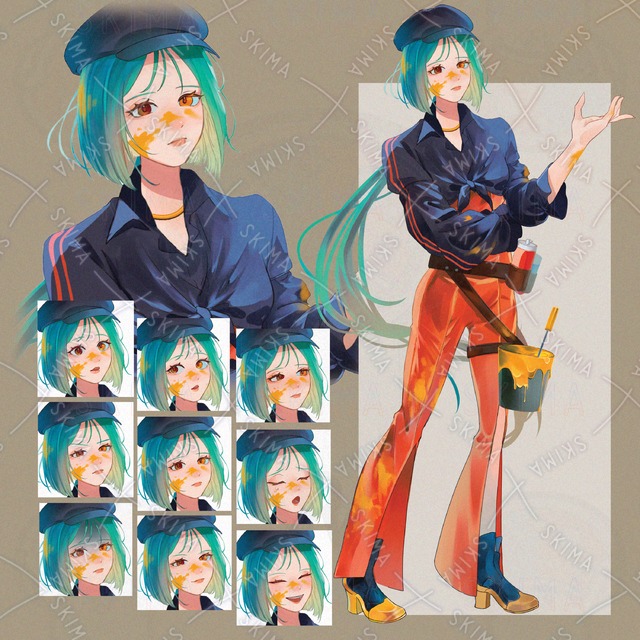 ペンキ屋　表情差分有