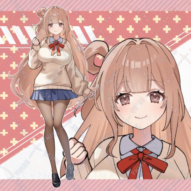 adopt.98制服黒タイツの女の子【表情全5種】