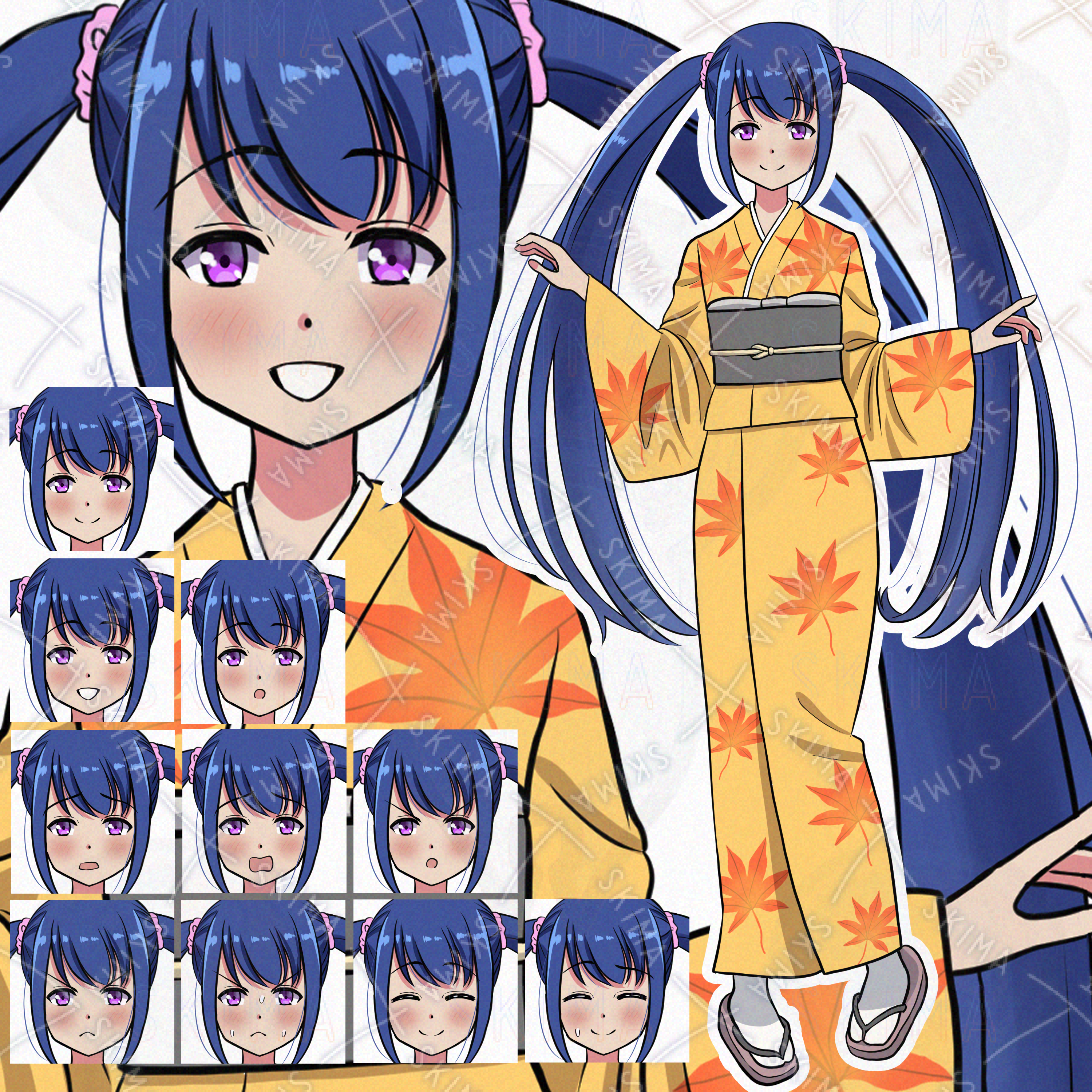 着物の女の子 | SKIMA（スキマ）