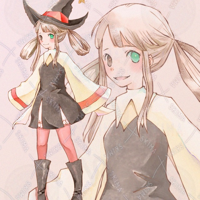 opt販売　表情5種+帽子差分5種