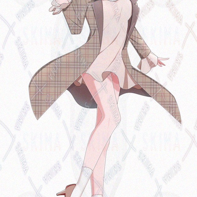 表情差分8枚　女性キャラ　立ち絵の商品画像2枚目