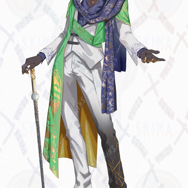 Image 4 of brown and white suit male