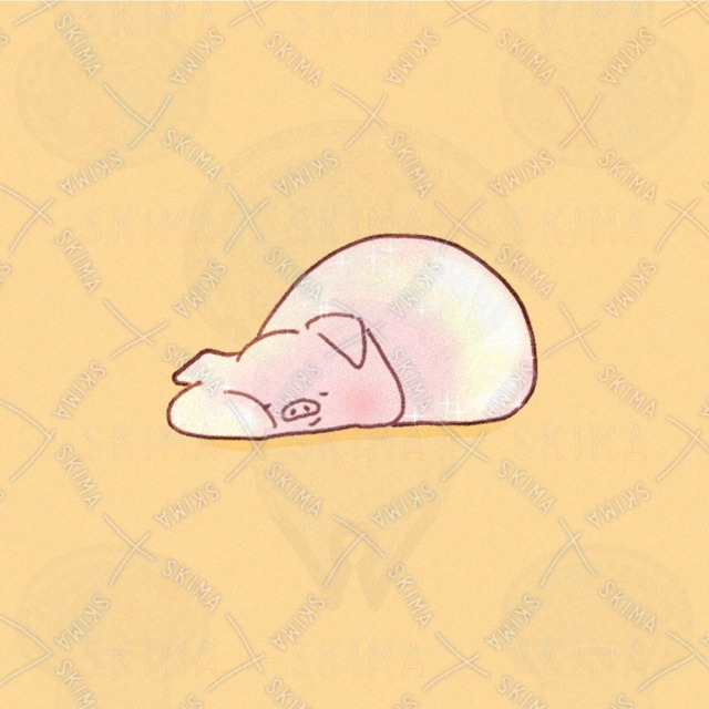 しあわせなブタ