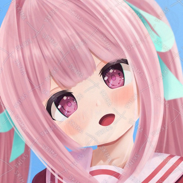 ピンクの髪の女の子