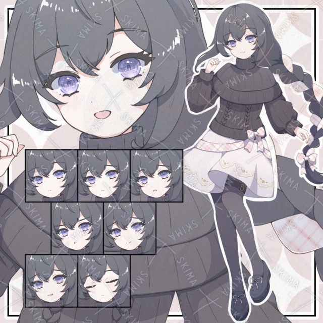 【お値下げ】黒ニットの人【adopt】