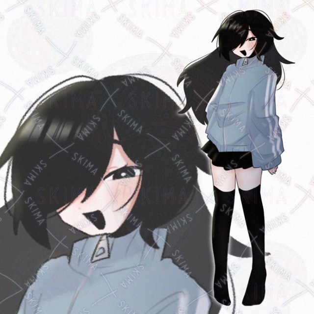 黒髪青ジャージ